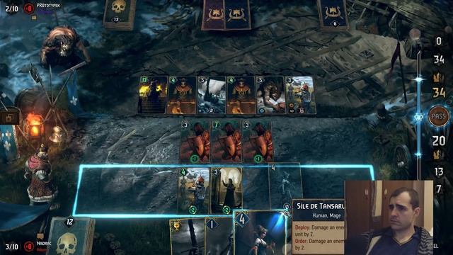 Gwent Mage Henselt ‖ The Most Boring Faction ‖ Crimson Curse Deck Gameplay смотреть онлайн