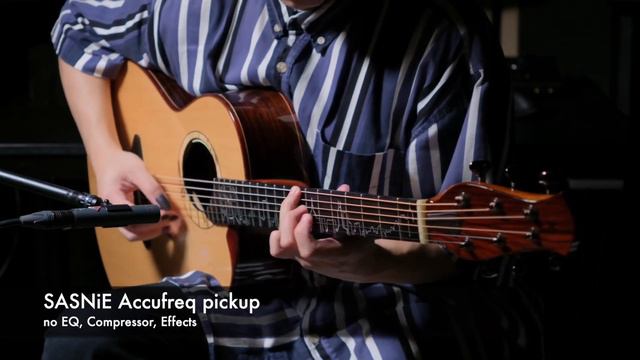Neumann KM184 vs piezo pickup | SASNiE Accufreq pickup demonstration Part 2 смотреть онлайн