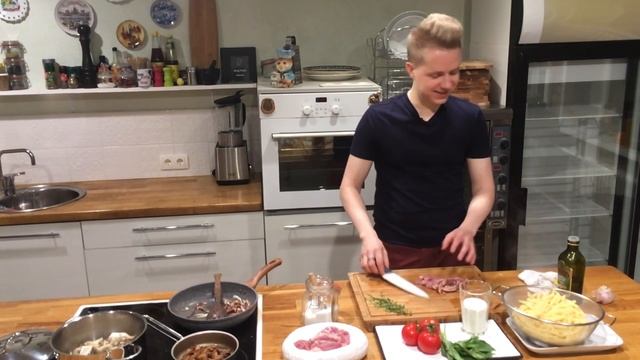 Как приготовить вкусную пасту дома. Грибы-мясо? смотреть онлайн
