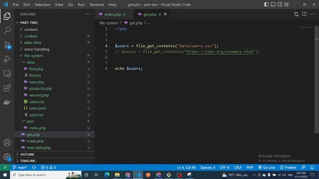 #40 - learn php in arabic | second part | file get and put contents смотреть онлайн