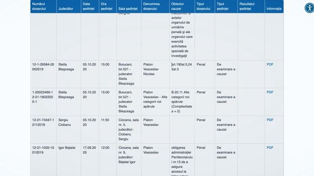VIDEO TUTORIAL: Portalul național al instanțelor de judecată смотреть онлайн