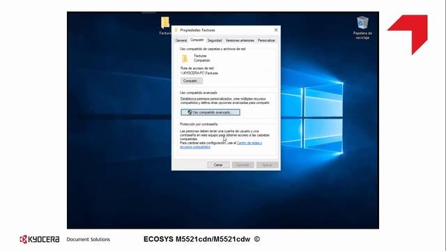 ECOSYS M5521cdn Escaneo SMB en Windows 10 смотреть онлайн