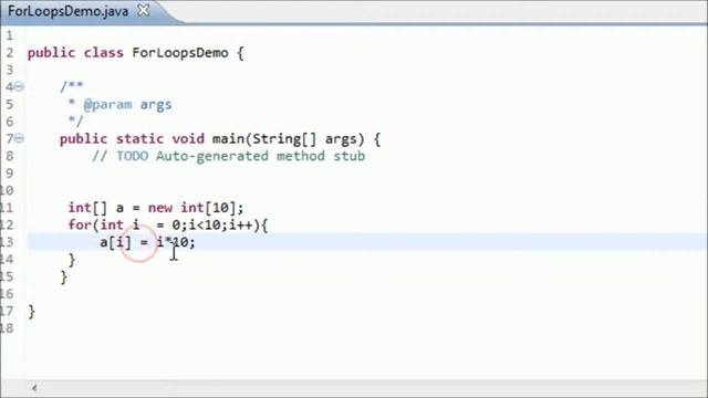 10-Core Java Tutorial|Loops| for | for each | infinite loop | array iteration | Eclipse example смотреть онлайн