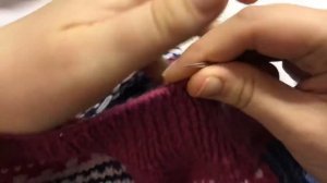 Как закрыть петли красиво (для горловины или воротника). Способ 2
