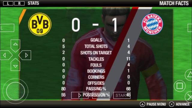 PPSSPP FIFA 14 Bayern München 🆚 Borussia Dortmund смотреть онлайн