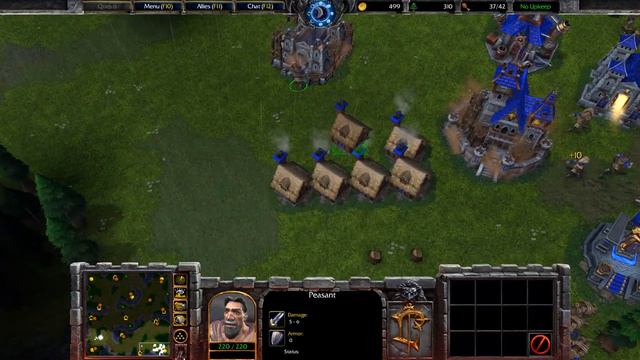 Warcraft 3 Reforged Beta Gameplay - Human vs Orc (1v1) Gameplay смотреть онлайн