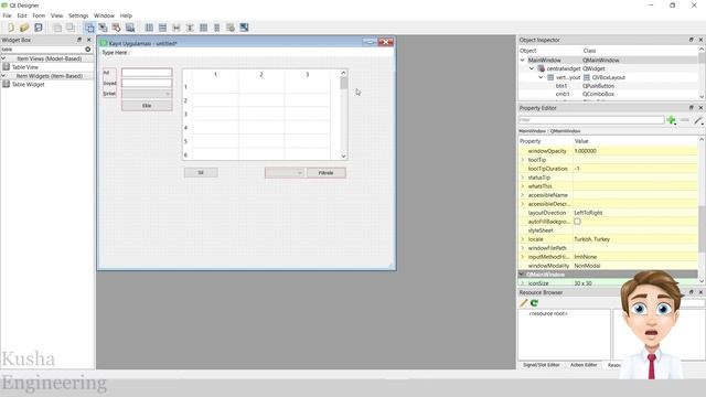PYTHON MASAÜSTÜ UYGULAMASI // PYQT5 İLE KULLANICI ARAYÜZÜ TASARIMI // QtDesigner смотреть онлайн