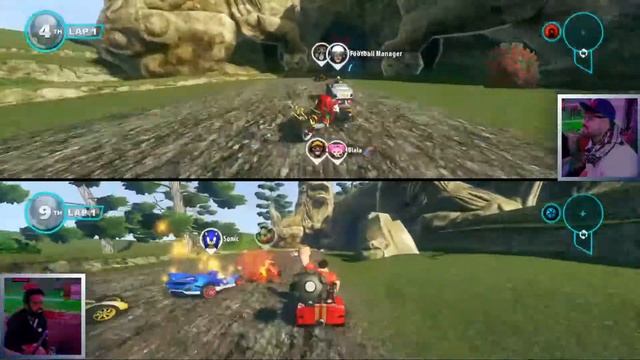 best kart racing game? SONIC ALL STARS RACING TRANSFORMED (SPLIT SCREEN) RKGENICS смотреть онлайн
