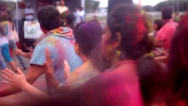 Auckland Holi Flash mob - Sachin Anthem! Sachin 100th 100 Celebration смотреть онлайн