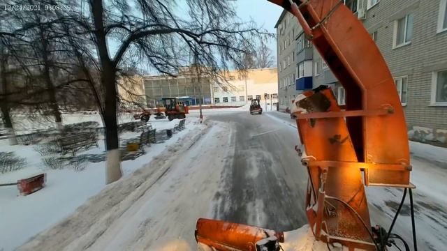 УБОРКА СНЕГА ШНЕКОРОТОРНЫМ ПОГРУЗЧИКОМ 2021 смотреть онлайн