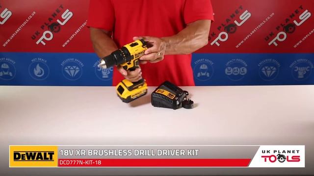 DeWalt DCD777N 18V XR Brushless Drill Driver + 1 x 4Ah Battery, Charger & Case смотреть онлайн