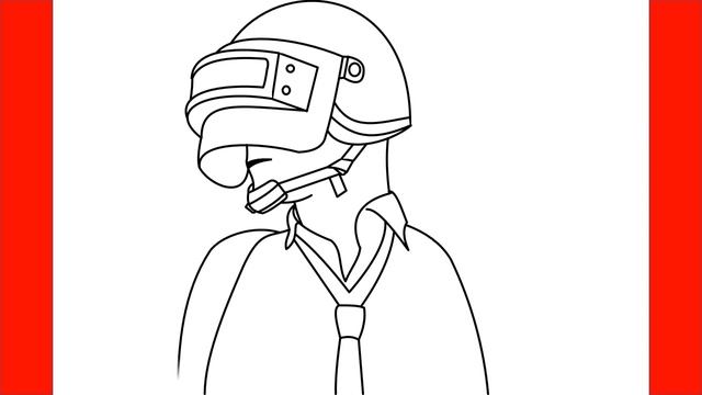 How To Draw Pubg Character - Step By Step Drawing смотреть онлайн