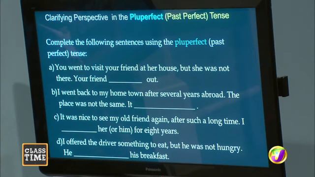 CSEC English A Grammar & Mechanics Clarifying Perspective in the Pluperfect Tense смотреть онлайн