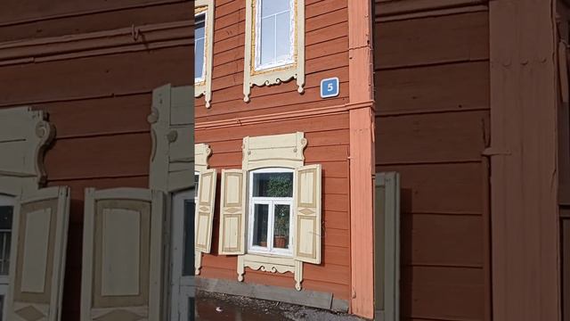 Улица Каландаришвили. Дом 5.Год постройки 1917. 1.03.2023. Иркутск. смотреть онлайн