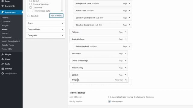 How to Add a Blog Page in Castello Hotel WordPress Theme смотреть онлайн