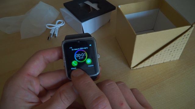 Обзор и настройка умных часов Smart Watch GT08 смотреть онлайн