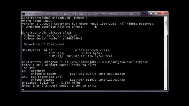 Air Miles Calculator Demo in Visual COBOL | COBOL to Mobile Step by Step смотреть онлайн
