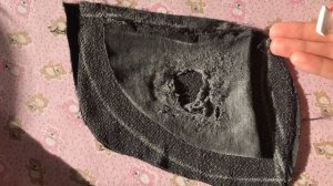 Протерлись штаны между ног - швейный ремонт.