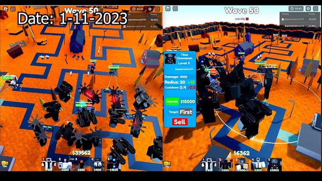 My Experience Playing Toilet Tower Defense Halloween event from 29thof Oct to 21stofNov2023/(Part2) смотреть онлайн