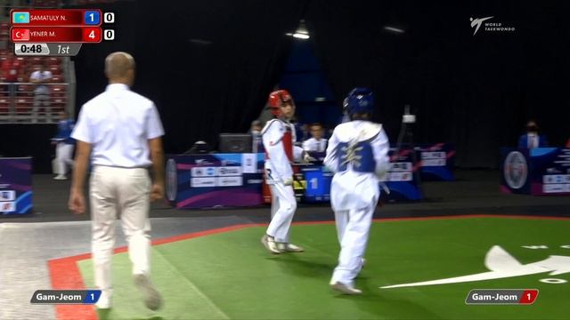 132 Quarter Final Boys 33kg KAZ SAMATULY Nurperzent TUR YENER Mucahit смотреть онлайн