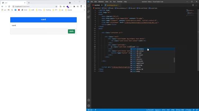 Bootstrap 5 ง่ายกว่าที่คิด - การทำ card смотреть онлайн