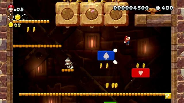 New Super Mario Bros. U - Layer-Cake Desert-TOWER - What a team! Boost Mode tower ascent (Wii U) смотреть онлайн
