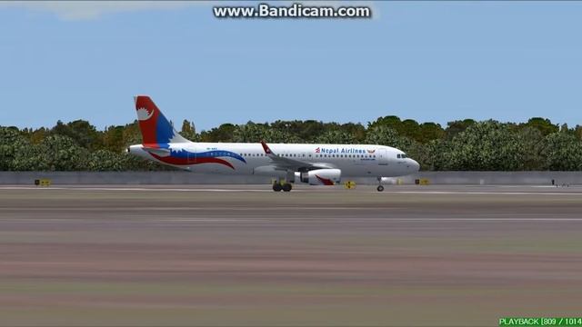 Nepal Airlines A320 Delhi Indira Gandhi International Airport VIDP Landing FS9 смотреть онлайн