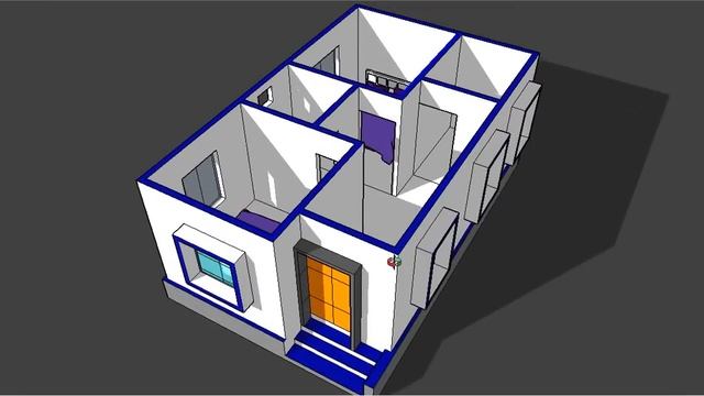 16 X 26 SMALL VILLAGE HOUSE DESIGN II 16 X 26 CHOTA GHAR KA NAKSHA II 2 BED ROOM HOUSE PLAN смотреть онлайн