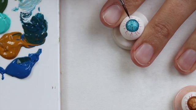 Eyeball Sculpture, Polymer Clay and Paint, Tutorial for Dolls and Halloween смотреть онлайн