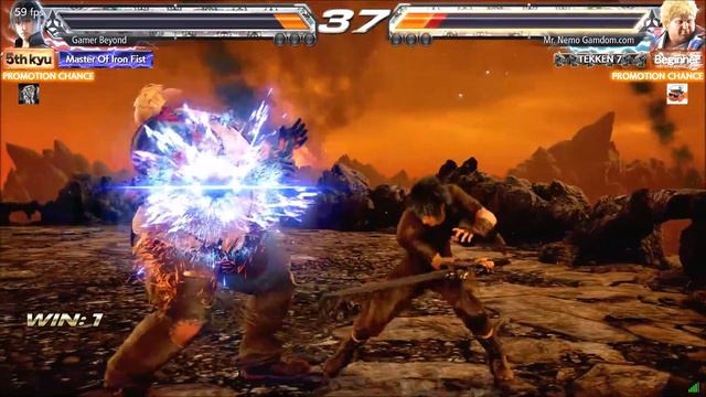 Tekken 7 Noctis Vs Bob Ranked PC 60FPS смотреть онлайн