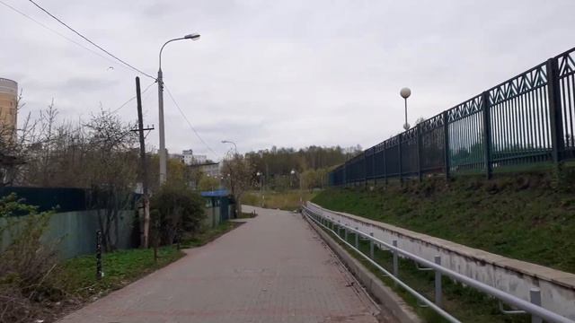 Мытищи 3888 Магистральная и Пролетарская улица, река Яуза весна день