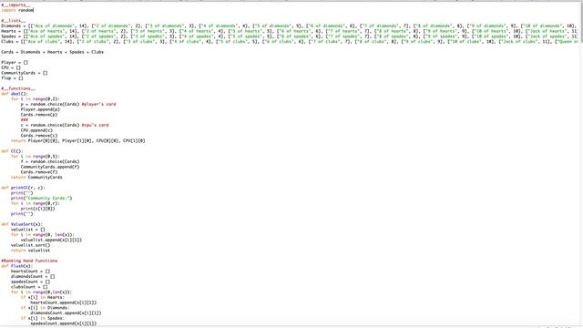 Texas Hold 'Em Poker Game : Computer Science I Final Project смотреть онлайн