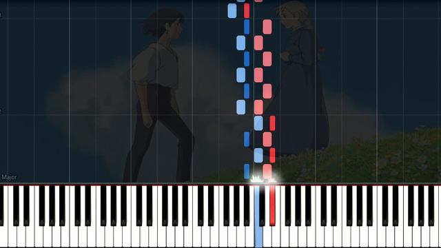 Merry-Go-Round of Life/Joe Hisaishi/Ghibli『Howl’s Moving Castle』/Piano Tutorial/ Easy Sheet Music смотреть онлайн