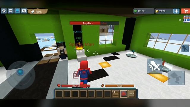 Blockman GO: Hero Tycoon 2 Ep.4 - Spider Man Hero in the Minecraft Mode (Android Games) смотреть онлайн