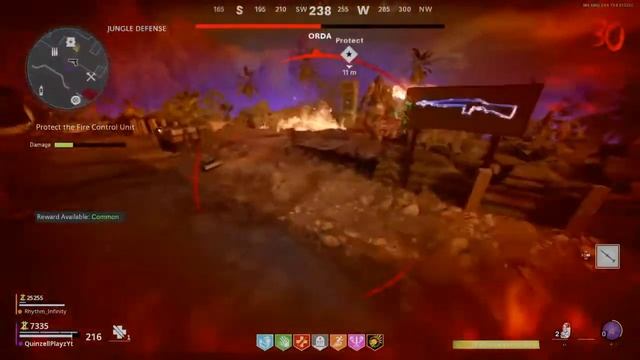 2 player Cold war FireBase Z - Giant monster boss fight смотреть онлайн