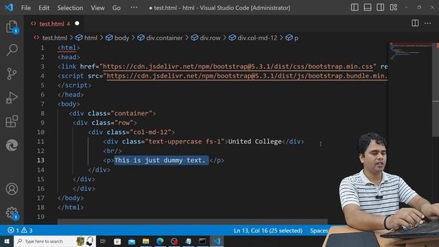 #5| Text Formatting Classes in Bootstrap | Helper Classes | Bootstrap Tutorial in Hindi смотреть онлайн