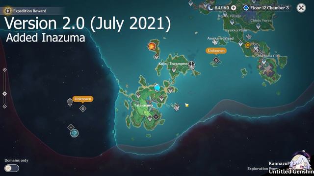 Genshin Impact Map Evolution From CBT 2019 To Version 3.8 2023 Latest Version!! смотреть онлайн