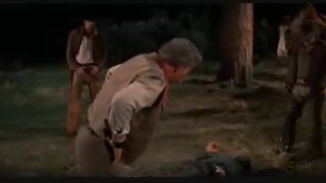 John Wayne killed by Bruce Dern (The Cowboys / 1972) смотреть онлайн