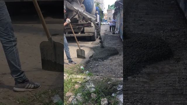 Правильная отмостка гаража