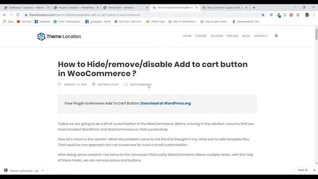 How to Remove, disable or Hide add to cart button in WooCommerce ? смотреть онлайн