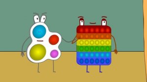 Мульт 2 | Симпл Димпл ПРОТИВ Поп Ит | нет не песня | мультик анимация | вторая часть, кто круче