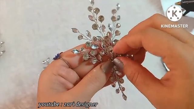How to make a beautiful and dreamy Arabic bridal crown/crown making смотреть онлайн