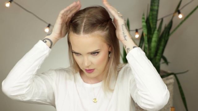 HAIRSTYLES FOR GROWING OUT BANGS // ImMalloryBrooke смотреть онлайн