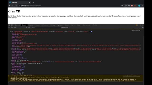 React JS Project || 17-Show User Info Part 2 смотреть онлайн