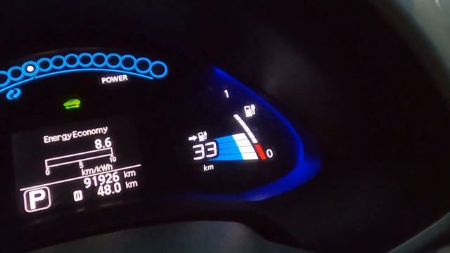 На сколько хватит nissan leaf ZE0 7 палок в пенсионерском режиме (SOH 57.5) смотреть онлайн