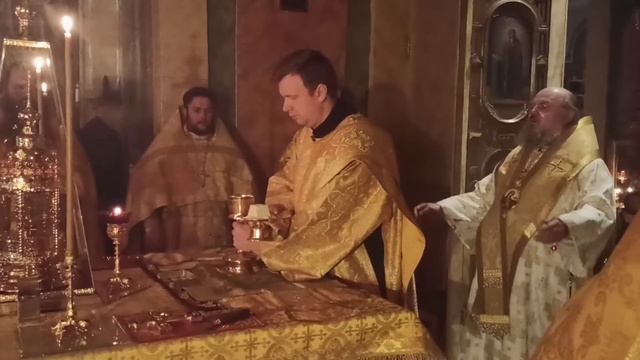 Ночное Архиерейское Богослужение в Преображенском храме села Нижние Прыски. смотреть онлайн