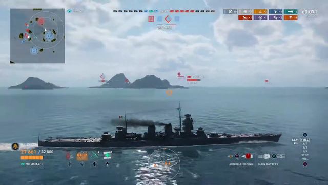 Amalfi | Solo Warrior | World of Warships: Legends смотреть онлайн