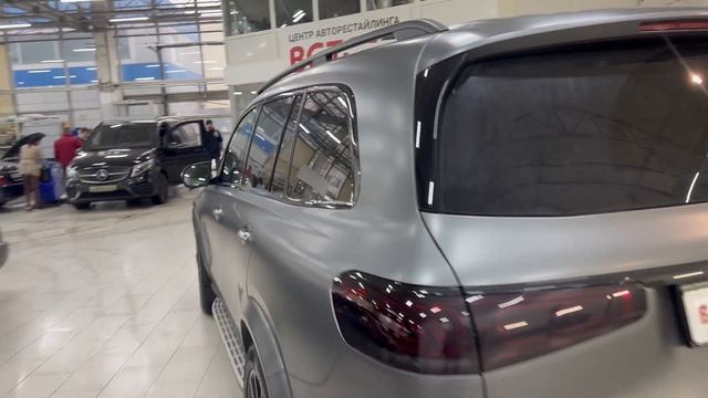 Антихром и полиуретановая матовая плёнка на примере GLS 167 кузов смотреть онлайн