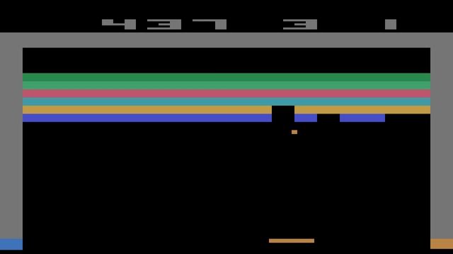 Atari 2600 - Breakout - Game 1 (1 Player) смотреть онлайн
