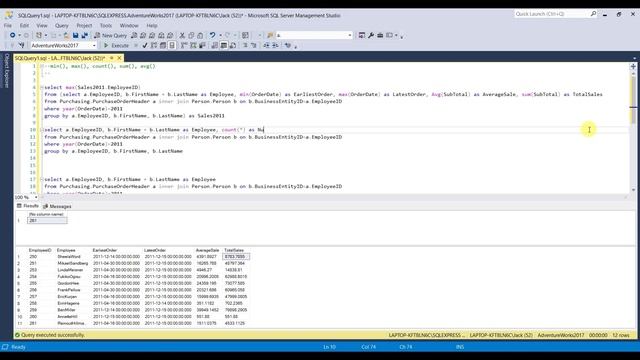 What are Sql Aggregate functions? - [GROUP BY CLAUSE] смотреть онлайн